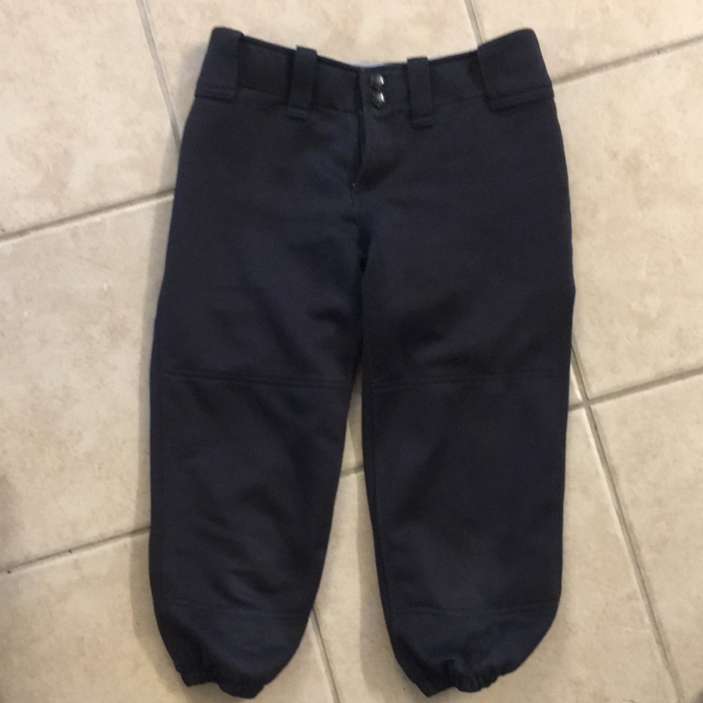Mizuno Youth large girls softball pants black